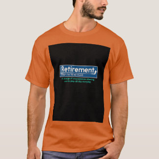 T-shirt Graphique de Golfer retraité amusant