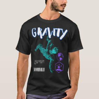 T-shirt graphique de gravité