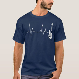 T-shirt Graphique de guitare vintage pour hommes