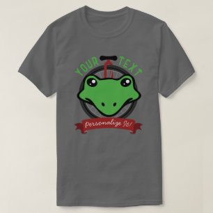 T-shirt Graphique de la grenouille unicycle