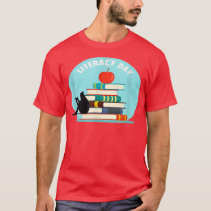 T-shirt Graphique de la Journée internationale de l'alphab