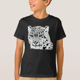 T-shirt Graphique de léopard de neige