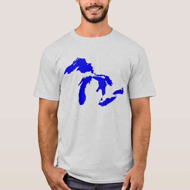 T-shirt Graphique de logo de Great Lakes des hommes (Devant)
