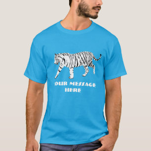 T-shirt Graphique de messages personnalisés d'illustratio