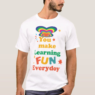 T-shirt Graphique de motivation coloré