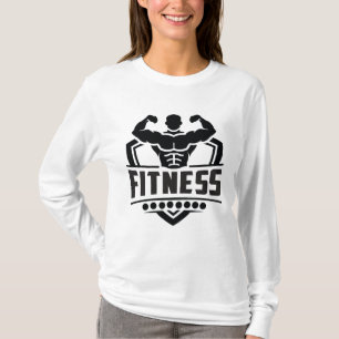 T-shirt Graphique de motivation pour le fitness Vie fort