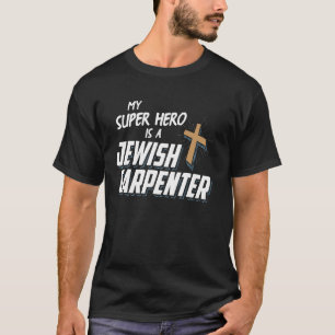 T-shirt Graphique de Noël Mon Super Héros est une Carpen j