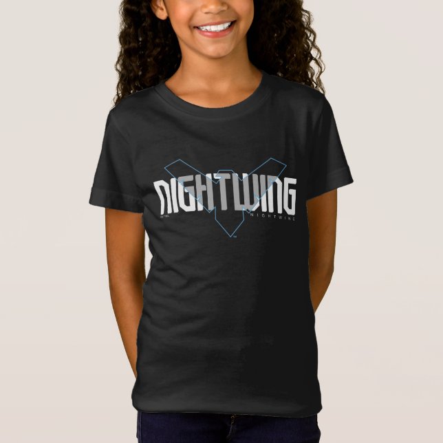 T-Shirt Graphique de nom high-tech Nightwing (Devant)