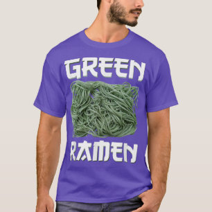 T-shirt Graphique de nouilles Ramen vert pour les fans d'A