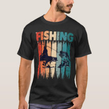 T-shirt graphique de pêche