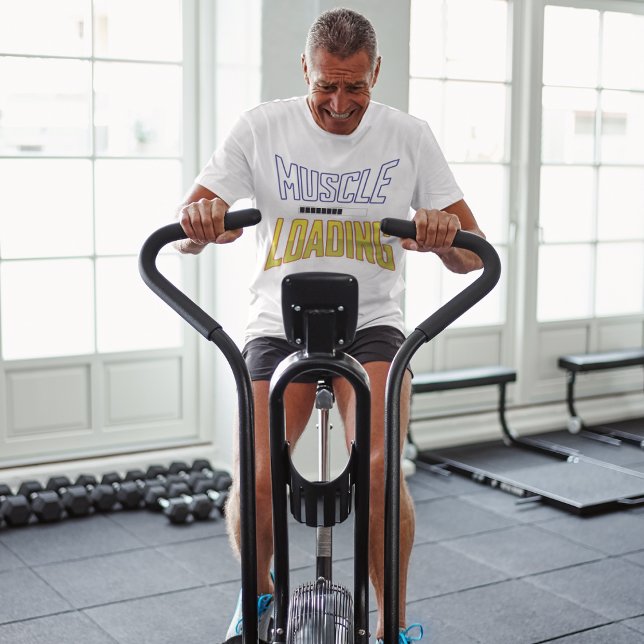 T-shirt Graphique de progression de chargement musculaire (Créateur téléchargé)