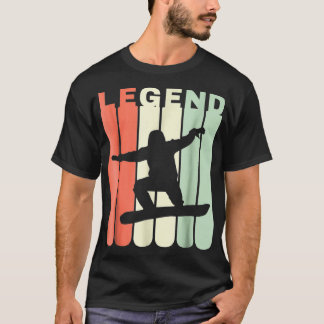 T-shirt Graphique de snowboard pour Ado Snowboarder Cadeau