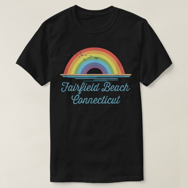 T-shirt Graphique de souvenirs de Fairfield Beach Connecti (Design devant)