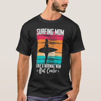 T-shirt Graphique De Surf Pour Les Femmes Et Les Moms Surf