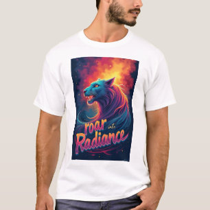 T-shirt Graphique de tigre "Roar in Radiance"