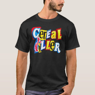 T-shirt Graphique De Tueur De Céréales Pour Les Céréales D