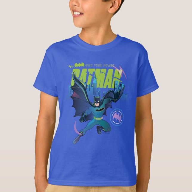 T-shirt Graphique de ville de Batman "Posséder votre puiss (Devant)