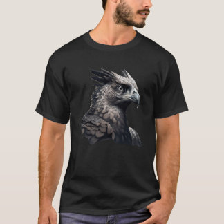 T-shirt Graphique de visage de l'aigle