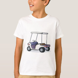 T-shirt graphique de voiturette de golf