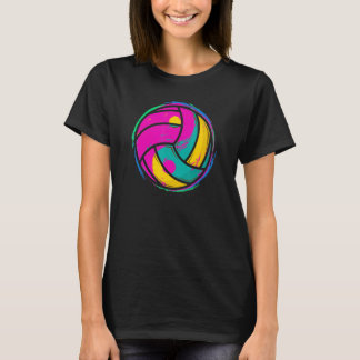 T-shirt Graphique de volley-ball dans Yang Volleyball Girl