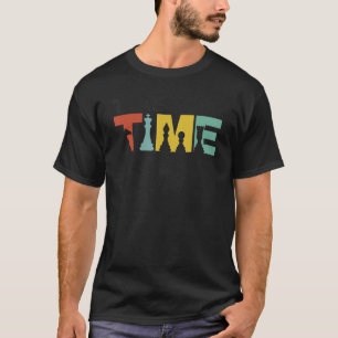 T-shirt Graphique d'échecs Hommes Garçons Entraîneur d'éch