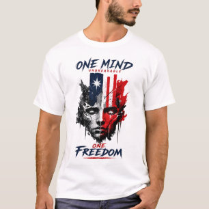 T-Shirt Graphique Déclaration de Liberté Patriotiq