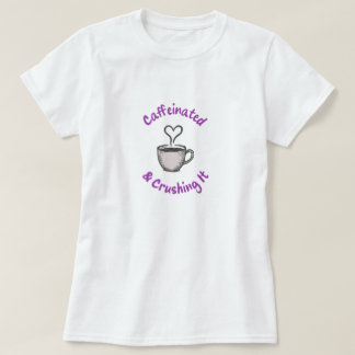 T-shirt graphique décontracté - amateurs de café
