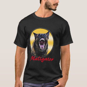 T-shirt Graphique d'écorcement "Maligator" Malinois
