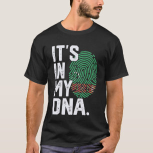 T-shirt Graphique d'empreinte digitale du drapeau des raci