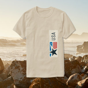 T-shirt Graphique des étoiles et des rayures des États-Uni