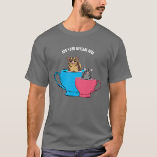 T-shirt Graphique des filtres à sucre pour messages perso