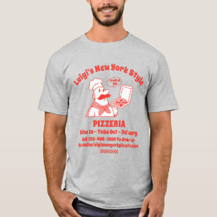 T-shirt Graphique détaillé personnalisé de restaurant de p