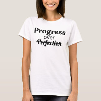 T-shirt Graphique d'état d'esprit motivationnel avec contr