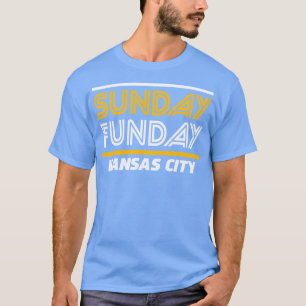 T-shirt Graphique Dimanche Funday Rouge KC American Cool S