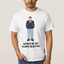 T-shirt graphique drôle "Affaires au top" pour le