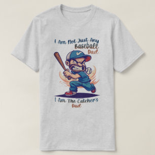 T-shirt graphique drôle de baseball - Pas juste po
