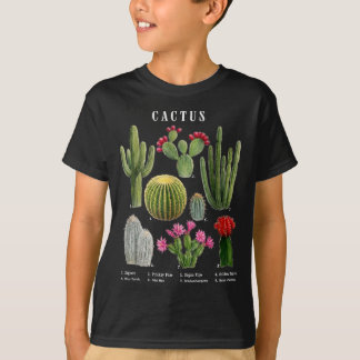 T-shirt Graphique drôle d'espèces de cactus