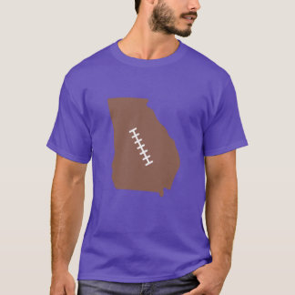 T-shirt Graphique du contour de l'État de Géorgie