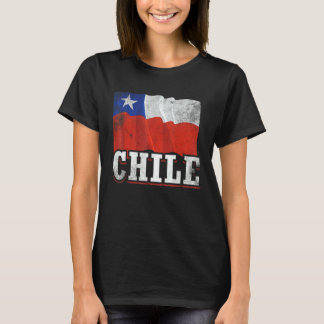 T-shirt Graphique du drapeau du Chili pour hommes et femme
