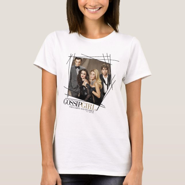 T-shirt Graphique du groupe de glamour Gossip Girl (Devant)