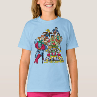 T-shirt Graphique du logo Captain Planet & Planeteers Grou