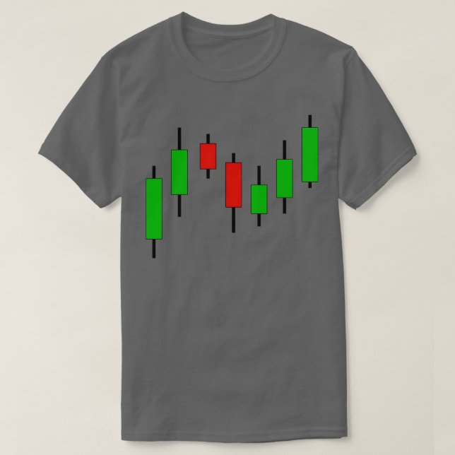 T-shirt Graphique du marché Stock de chandeliers (Design devant)