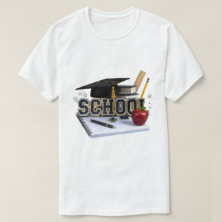 T-Shirt Graphique École | T-Shirt Étudiant de Rent