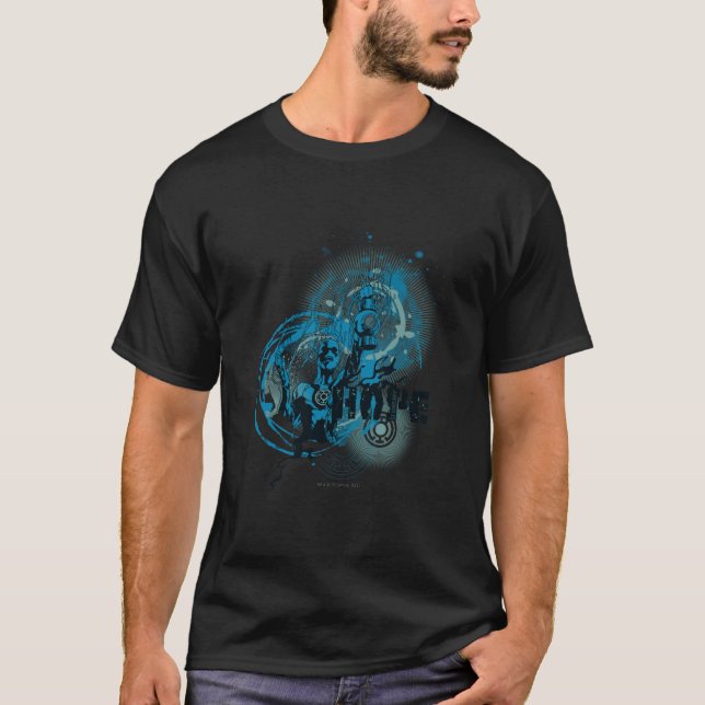 T-shirt Graphique en lanterne bleue 3 (Devant)