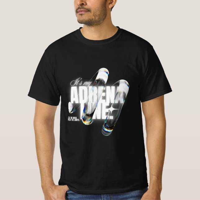 T-shirt graphique esthétique tendance | Vib surréa (Devant)