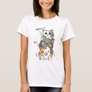 T-shirt graphique féminin tendance Nouveau Creat