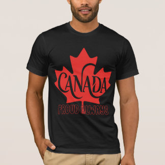 T-shirt graphique feuille d'érable fier du Canada 