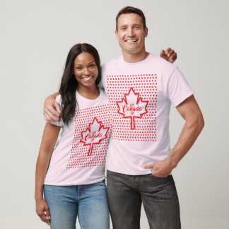 T-shirt graphique feuille d'érable Joyeuse fête du