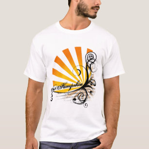 T-shirt graphique floral ensoleillé du New