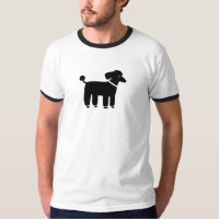 Graphique frais noir de chien de la conception |